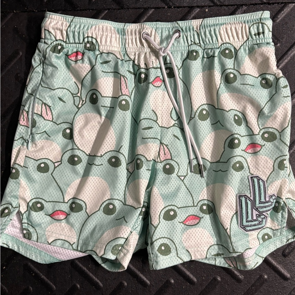 Lumber Legs Printed Mesh Shorts 4 inch inseam